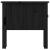 Mese laterale, 2 buc., negru, 50x50x49 cm, lemn masiv de pin GartenMobel Dekor