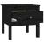 Mese laterale, 2 buc., negru, 50x50x49 cm, lemn masiv de pin GartenMobel Dekor