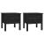 Mese laterale, 2 buc., negru, 50x50x49 cm, lemn masiv de pin GartenMobel Dekor