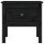Mese laterale, 2 buc., negru, 50x50x49 cm, lemn masiv de pin GartenMobel Dekor