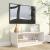 Comodă TV, alb, 90x35x35 cm, lemn masiv de pin GartenMobel Dekor
