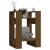 Bibliotecă/Separator cameră, maro miere, 41x35x57 cm lemn pin GartenMobel Dekor