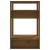 Bibliotecă/Separator cameră, maro miere, 41x35x57 cm lemn pin GartenMobel Dekor