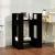 Bibliotecă/Separator cameră negru 41x35x57 cm lemn masiv pin GartenMobel Dekor