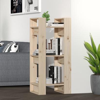 Bibliotecă/Separator cameră, 41x35x91 cm, lemn masiv pin GartenMobel Dekor