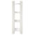 Bibliotecă/Separator cameră, alb, 41x35x125 cm, lemn masiv pin GartenMobel Dekor