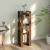 Bibliotecă/Separator cameră maro miere 41x35x125 cm lemn masiv GartenMobel Dekor