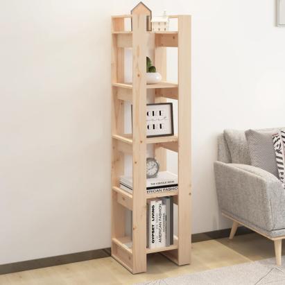 Bibliotecă/Separator cameră, 41x35x160 cm, lemn masiv pin GartenMobel Dekor