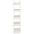Bibliotecă/Separator cameră, alb, 41x35x160 cm, lemn masiv pin GartenMobel Dekor