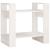 Bibliotecă/Separator cameră, alb, 60x35x57 cm, lemn masiv pin GartenMobel Dekor