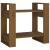 Bibliotecă/Separator cameră maro miere, 60x35x57 cm, lemn masiv GartenMobel Dekor