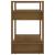 Bibliotecă/Separator cameră maro miere, 60x35x57 cm, lemn masiv GartenMobel Dekor