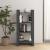 Bibliotecă/Separator cameră,gri, 60x35x125 cm, lemn masiv pin GartenMobel Dekor