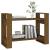 Bibliotecă/Separator cameră maro miere 80x35x56,5 cm lemn masiv GartenMobel Dekor