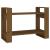 Bibliotecă/Separator cameră maro miere 80x35x56,5 cm lemn masiv GartenMobel Dekor