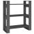 Bibliotecă/Separator cameră, gri, 80x35x91 cm, lemn masiv pin GartenMobel Dekor