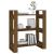 Bibliotecă/Separator cameră, maro miere, 80x35x91 cm, lemn pin GartenMobel Dekor
