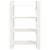 Bibliotecă/Separator cameră, alb, 80x35x125 cm, lemn masiv pin GartenMobel Dekor