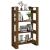 Bibliotecă/Separator cameră maro miere 80x35x125 cm lemn masiv GartenMobel Dekor