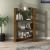 Bibliotecă/Separator cameră maro miere 80x35x125 cm lemn masiv GartenMobel Dekor