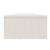 Stand pentru monitor, alb, 100x24x13 cm, lemn masiv de pin GartenMobel Dekor