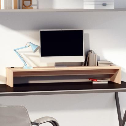 Suport pentru monitor, 100x27x15 cm, lemn masiv de pin GartenMobel Dekor