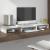 Stand pentru monitor, alb, 80x24x10,5 cm, lemn masiv de pin GartenMobel Dekor