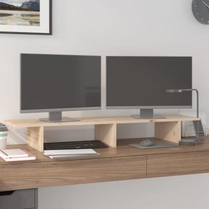 Suport pentru monitor, 100x27x15 cm, lemn masiv de pin GartenMobel Dekor