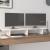 Suport pentru monitor, alb, 100x27x15 cm, lemn masiv pin GartenMobel Dekor