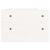 Suport pentru monitor, alb, 50x27x16 cm, lemn masiv pin GartenMobel Dekor