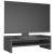 Suport pentru monitor, gri, 50x24x16 cm, lemn masiv pin GartenMobel Dekor