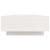 Suport pentru monitor, alb, 100x27x14 cm, lemn masiv pin GartenMobel Dekor