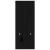 Suport pentru monitor, negru, (39-72)x17x43 cm, lemn masiv pin GartenMobel Dekor