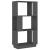 Bibliotecă/Separator cameră, gri, 51x25x101 cm lemn masiv pin GartenMobel Dekor