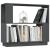 Bibliotecă/Separator cameră, gri, 80x25x70 cm lemn masiv pin GartenMobel Dekor
