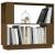 Bibliotecă/Separator cameră, maro miere, 80x25x70 cm lemn masiv GartenMobel Dekor