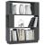 Bibliotecă/Separator cameră, gri, 80x25x101 cm lemn masiv pin GartenMobel Dekor