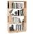 Bibliotecă/Separator cameră, 80x25x132 cm lemn masiv pin GartenMobel Dekor