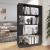 Bibliotecă/Separator cameră, gri, 80x25x132 cm, lemn masiv pin GartenMobel Dekor