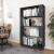 Bibliotecă/Separator cameră, gri, 80x25x132 cm, lemn masiv pin GartenMobel Dekor