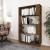 Bibliotecă/Separator cameră maro miere, 80x25x132 cm lemn pin GartenMobel Dekor