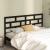 Tăblie de pat, negru, 186x4x100 cm, lemn masiv de pin GartenMobel Dekor