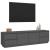 Comodă TV, gri, 176x37x47,5 cm, lemn masiv de pin GartenMobel Dekor