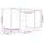 Birou, alb, 140x50x75 cm, lemn masiv de pin GartenMobel Dekor