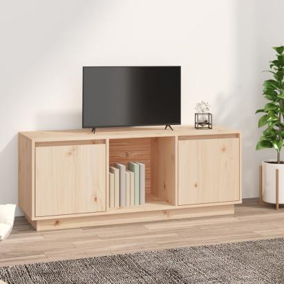Comodă TV, 110,5x35x44 cm, lemn masiv de pin    GartenMobel Dekor