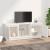 Comodă TV, alb, 110,5x35x44 cm, lemn masiv de pin GartenMobel Dekor