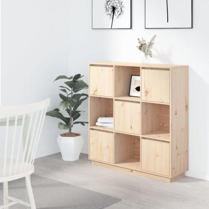 Dulap înalt, 110,5x35x117 cm, lemn masiv de pin GartenMobel Dekor