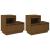 Noptiere, 2 buc, maro miere, 60x34x51 cm, lemn masiv de pin GartenMobel Dekor