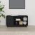 Comodă TV, negru, 80x35x40,5 cm, lemn masiv de pin GartenMobel Dekor
