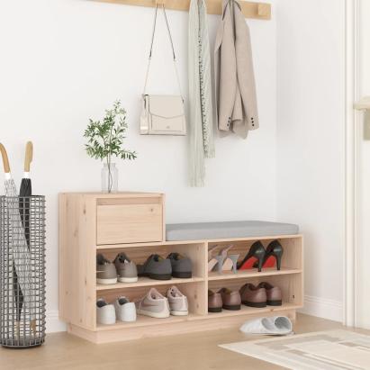 Pantofar, 110x34x61 cm, lemn masiv de pin GartenMobel Dekor